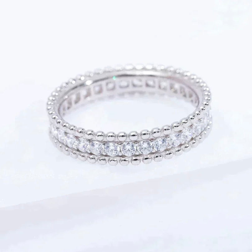 [Demi jewelry]PERLEE DIAMOND SILVER RING