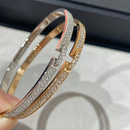 [Demi jewelry]LIENS VIDENCE DIAMOND PAVED BRACELET