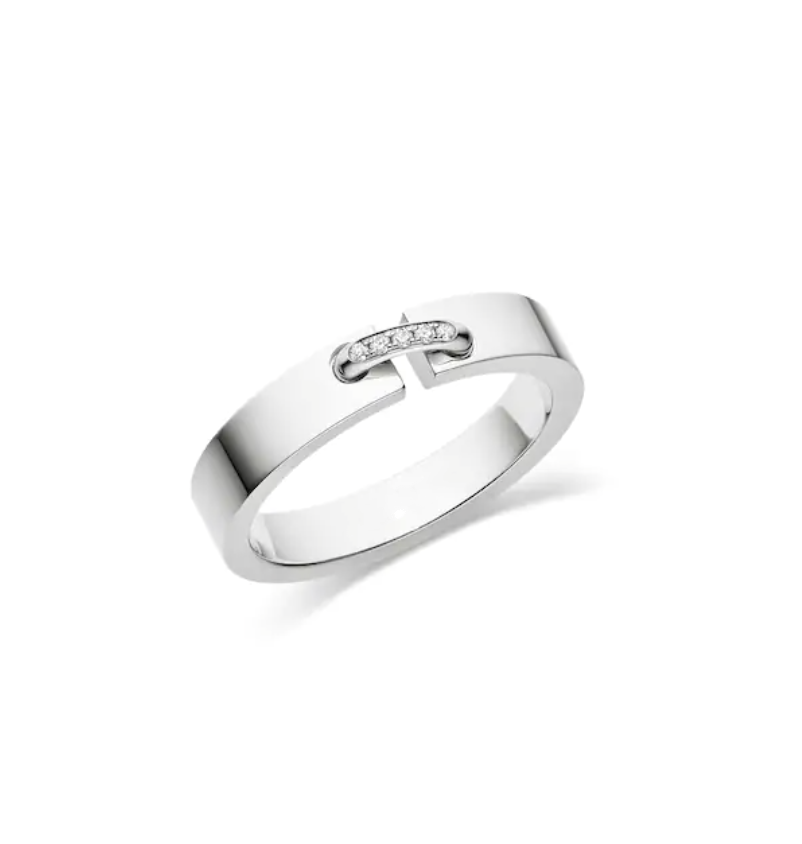 [Demi jewelry]ALLIANCE LIENS VIDENCE DIAMOND 4MM RING