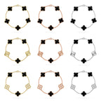 [Demi jewelry] CLOVER 5 MOTIF PULSAR STONE BRACELET COLLECTION-new