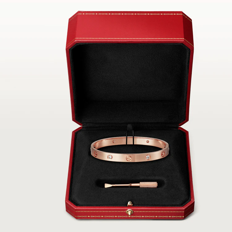 [Demi jewelry]LOVE BRACELET 6.1MM 4 DIAMONDS