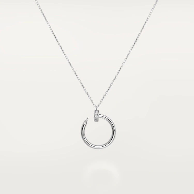[Demi jewelry]JUSTE NECKLACE SILVER