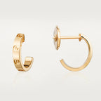 [Demi jewelry]LOVE EARRINGS 2.65MM PINK GOLD
