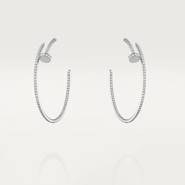 [Demi jewelry]JUSTE EARRINGS FULL DIAMONDS 1.8MM