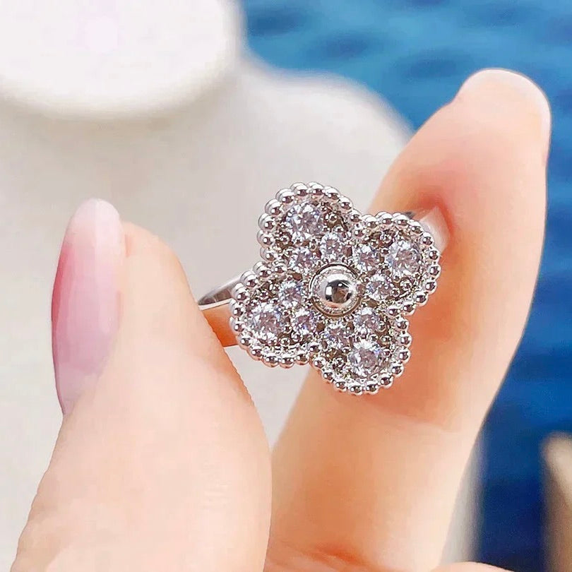 [Demi jewelry]CLOVER DIAMOND RING