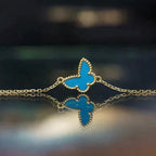 [Demi jewelry]BUTTERFLY TURQUOISE BUTTERFLY BRACELET