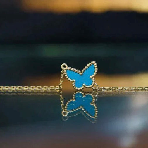 [Demi jewelry]BUTTERFLY TURQUOISE BUTTERFLY BRACELET