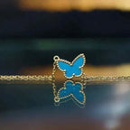 [Demi jewelry]BUTTERFLY TURQUOISE BUTTERFLY BRACELET