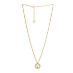 [Demi jewelry]BY NIGHT DIAMOND PAVED NECKLACE