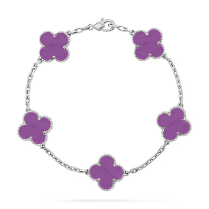 [Mystic] CLOVER 5 MOTIF VIOLET BRACELET COLLECTION
