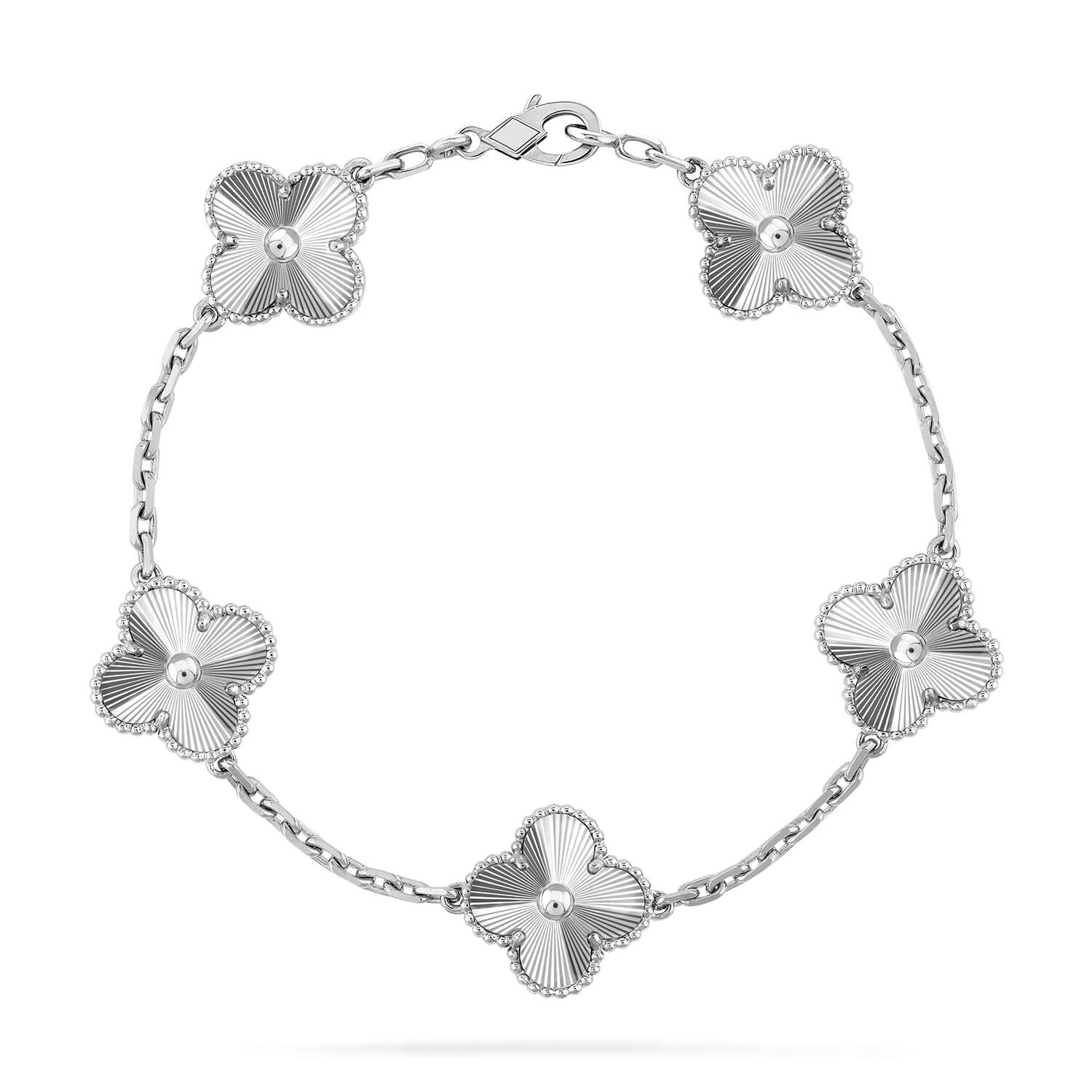 [Demi jewelry] CLOVER 5 MOTIF LASER BRACELET COLLECTION-new
