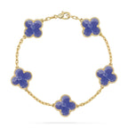 [Demi jewelry]CLOVER 5 MOTIF BLUE VEINS BRACELET COLLECTION-new