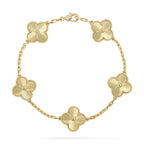 [Demi jewelry] CLOVER 5 MOTIF LASER BRACELET COLLECTION