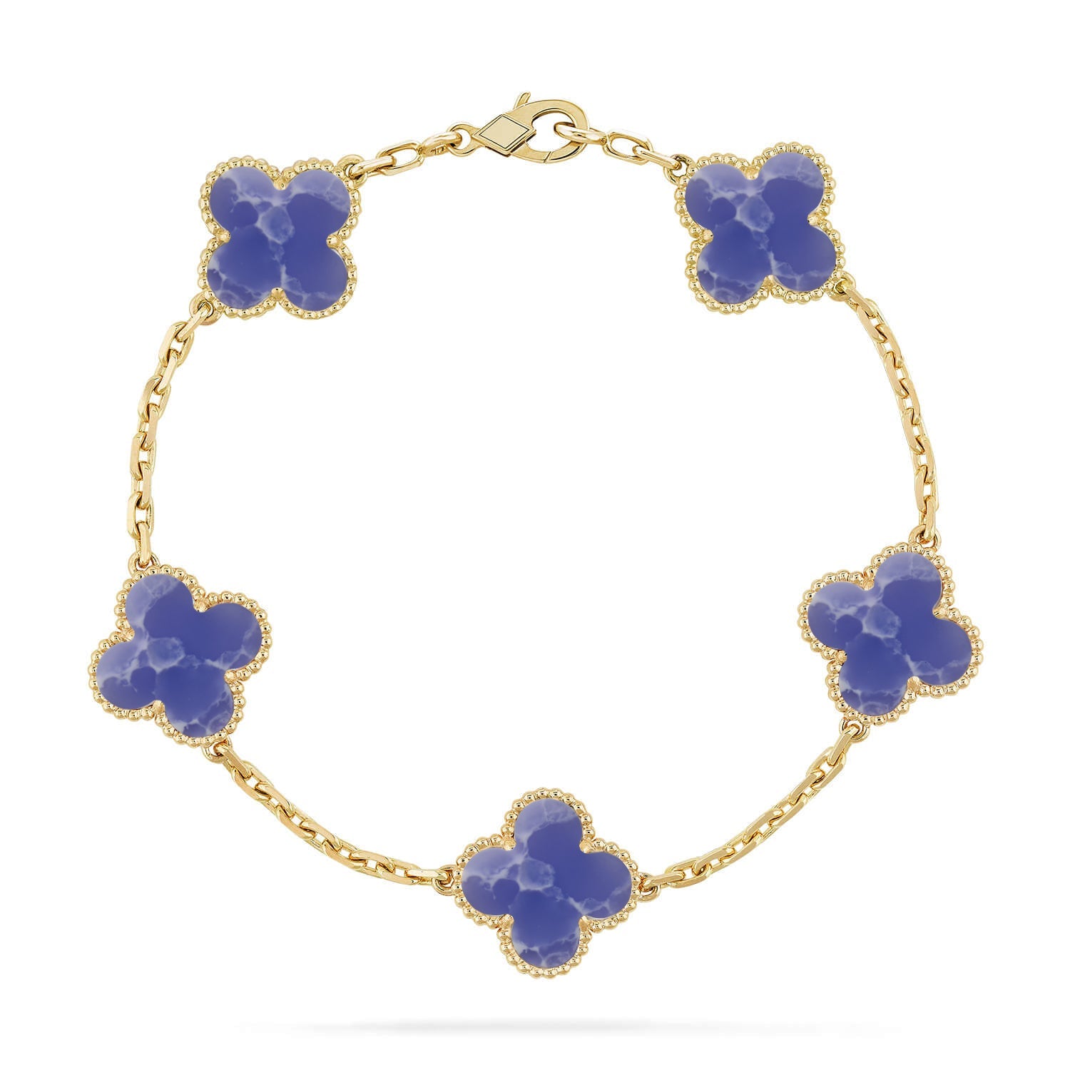 [Demi jewelry]CLOVER 5 MOTIF BLUE VEINS BRACELET COLLECTION