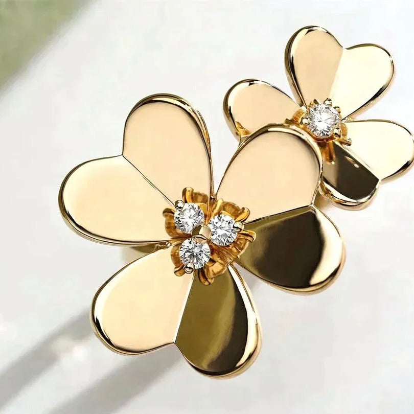[Demi jewelry]CLOVER COMOS GOLD DIAMOND RING