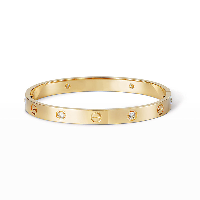 [Demi jewelry]LOVE BRACELET 6.1MM 4 DIAMONDS