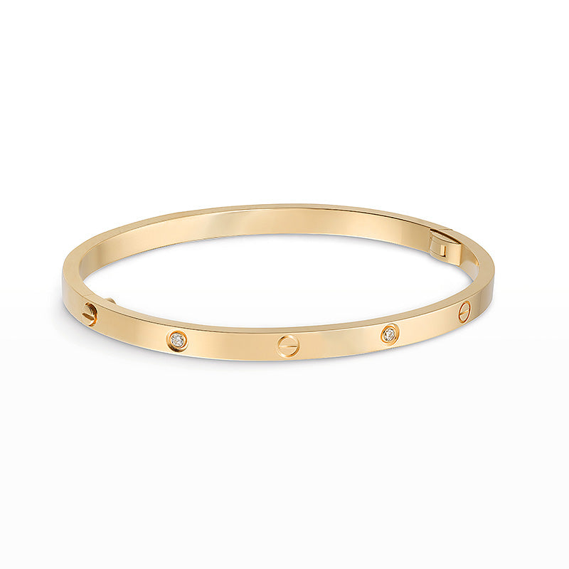 [Demi jewelry]LOVE BRACELET 3.65MM 6 DIAMONDS