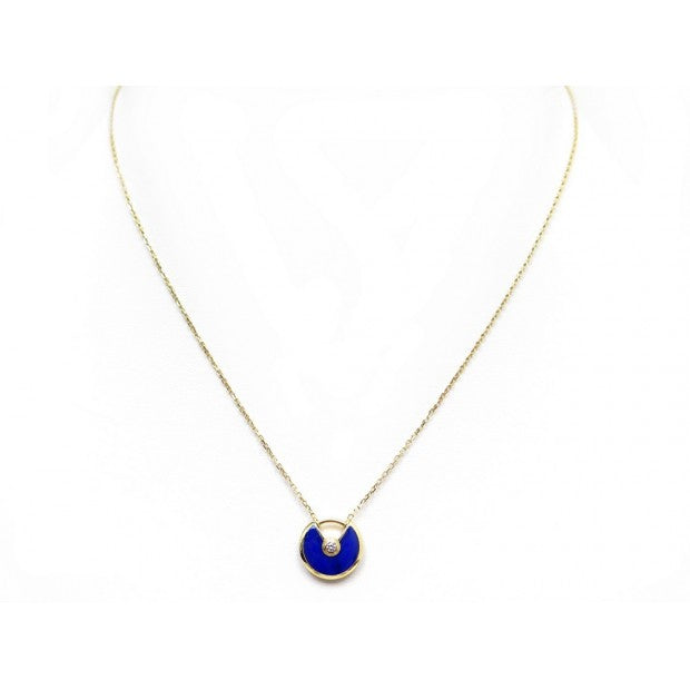 [Demi jewelry]AMULETTE ROSE GOLD AGATE NECKLACE