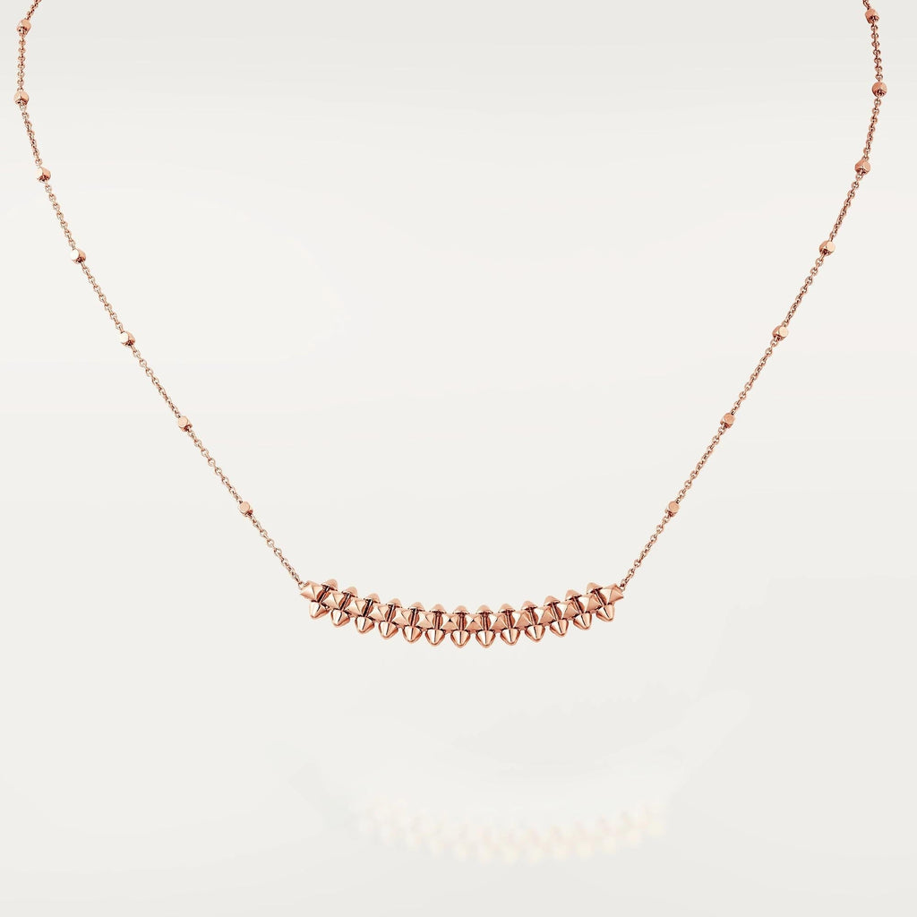 [Demi jewelry]CLASH PINK GOLD NECKLACE