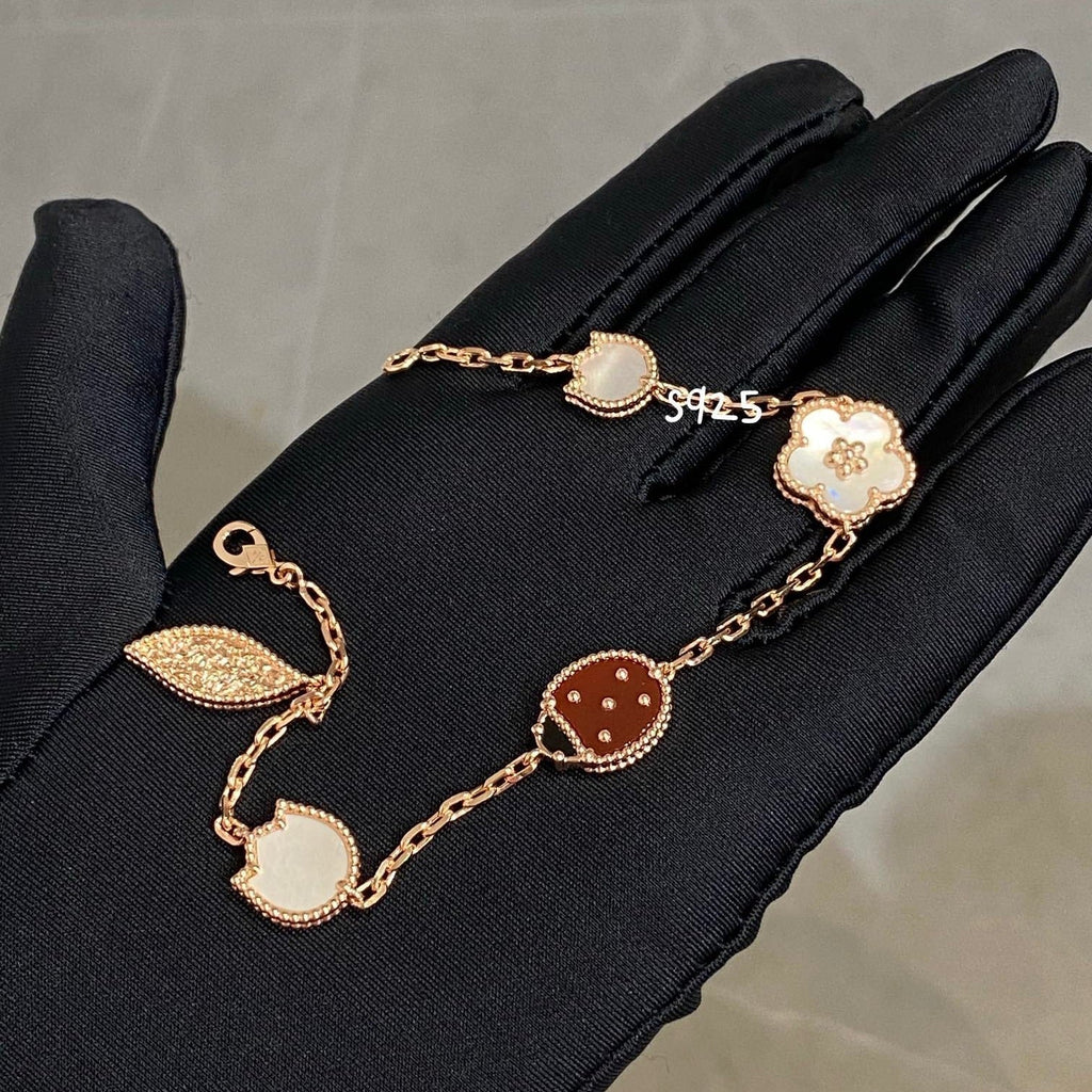 [Demi jewelry]LUCKY SPRING 5 MOTIF BRACELET