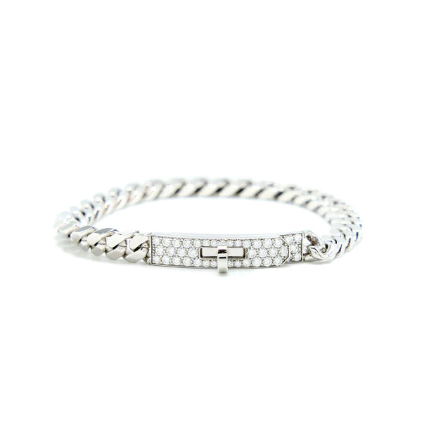 [Demi jewelry]KELLY CHAIN SILVER DIAMOND BRACELET