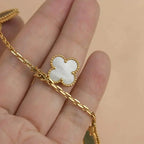 [Demi jewelry]LUCKY SPRING 5 MOTIF GOLD BRACELET