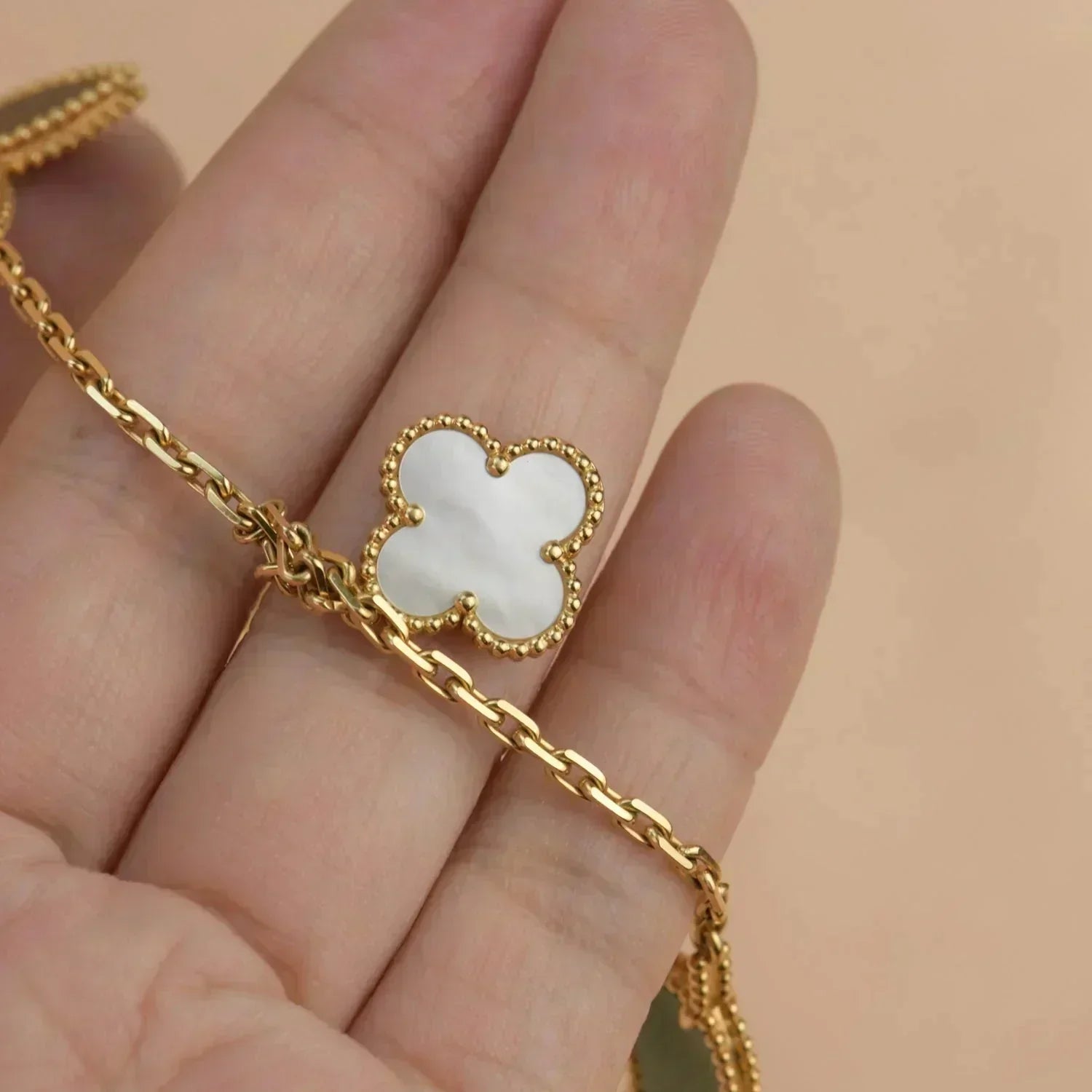 [Demi jewelry]LUCKY SPRING 5 MOTIF GOLD BRACELET