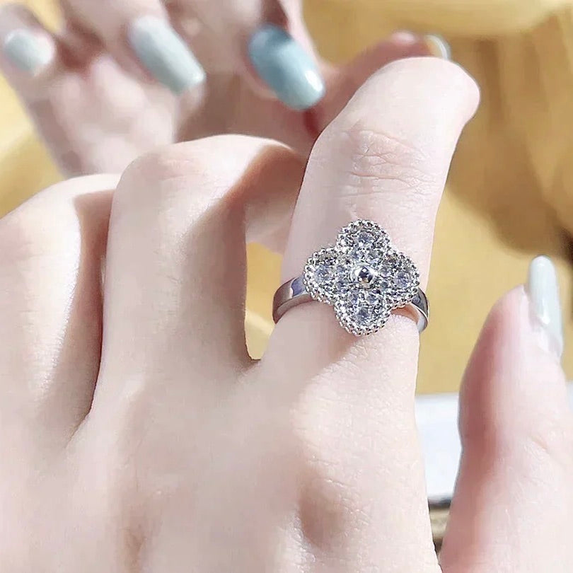 [Demi jewelry]CLOVER DIAMOND RING