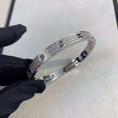 [Mystic]LOVE BRACELET 6.1MM DIAMOND-PAVED CERAMIC