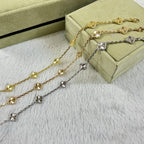 [Demi jewelry]CLOVER 6 MOTIF DIAMOND BRACELET-new