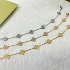 [Demi jewelry]CLOVER 6 MOTIF DIAMOND BRACELET-new