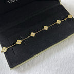 [Demi jewelry]CLOVER 6 MOTIF DIAMOND BRACELET-new