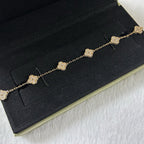 [Demi jewelry]CLOVER 6 MOTIF DIAMOND BRACELET-new