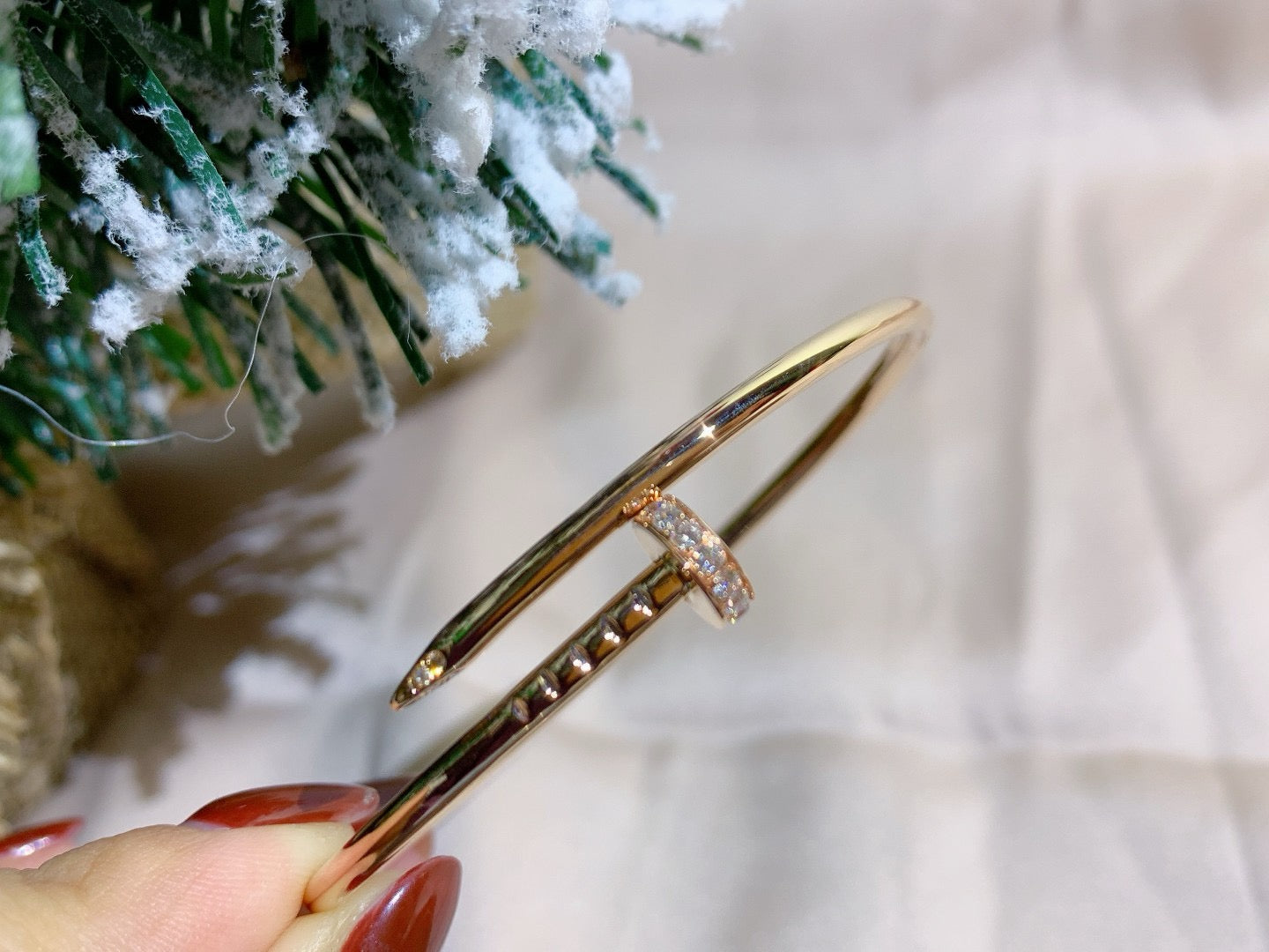 [Demi jewelry]JUSTE BRACELET 2.5MM DIAMONDS