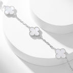 [Demi jewelry]CLOVER 10 MOTIFS WHITE MOTHER OF PEARL NECKLACE