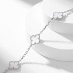 [Demi jewelry]CLOVER 10 MOTIFS WHITE MOTHER OF PEARL NECKLACE