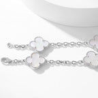 [Demi jewelry]CLOVER 10 MOTIFS WHITE MOTHER OF PEARL NECKLACE