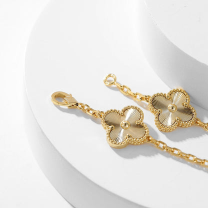 [Mystic]CLOVER 10 MOTIFS LASER NECKLACE