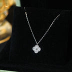 [Demi jewelry]CLOVER MINI 9.5MM PENDANT DIAMOND NECKLACE