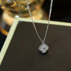 [Demi jewelry]CLOVER MINI 9.5MM PENDANT DIAMOND NECKLACE