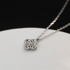 [Demi jewelry]CLOVER MINI 9.5MM PENDANT DIAMOND NECKLACE