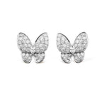 [Demi jewelry]BUTTERFLY ALL DIAMOND EARRINGS