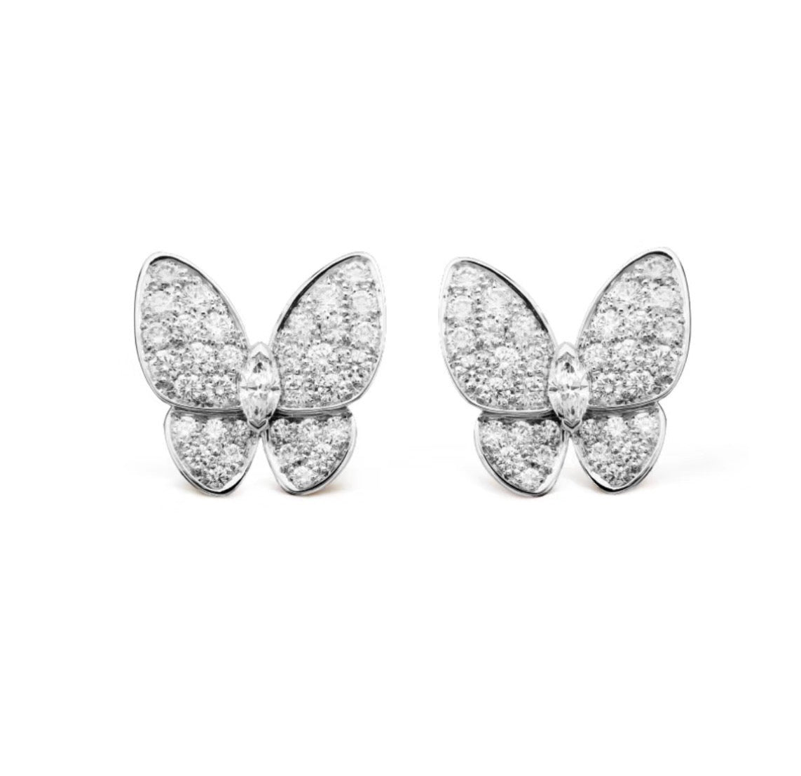 [Demi jewelry]BUTTERFLY ALL DIAMOND EARRINGS