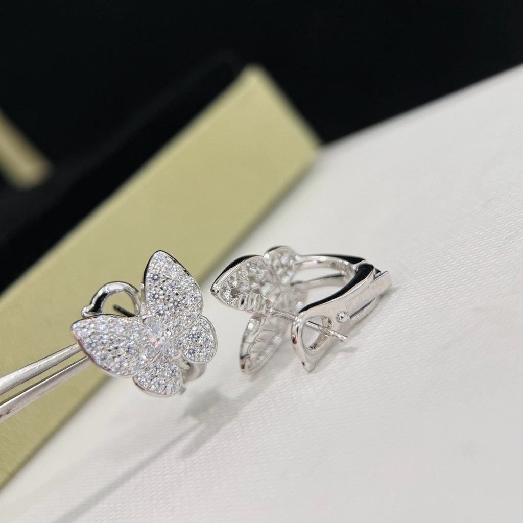 [Demi jewelry]BUTTERFLY ALL DIAMOND EARRINGS
