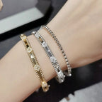 [Demi jewelry]CLOVER BRACELET 4MM DIAMONDS