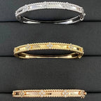 [Demi jewelry]CLOVER BRACELET 4MM DIAMONDS