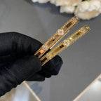 [Demi jewelry]CLOVER BRACELET 4MM DIAMONDS