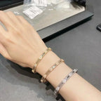 [Demi jewelry]CLOVER BRACELET 4MM DIAMONDS