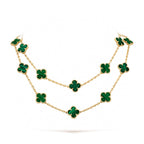 [Demi jewelry]CLOVER 20 MOTIFS MALACHITE GOLD