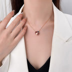[Demi jewelry]LUCKY  CARNELIANS LADYBUG NECKLACE